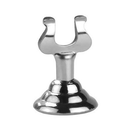 Supports étiquettes à poser - Socle chromé rehaussé