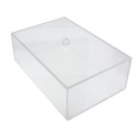 Boîte plexi à couvercle posé - lg 300 x lg 200 x ht 90 mm