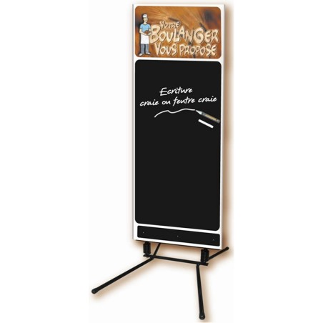 Chevalet, cadre ardoise et stop-trottoir