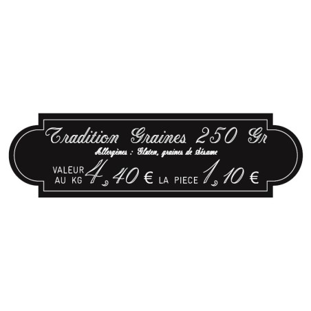 Étiquettes "À l'Ancienne" - Gravétiq 101 010AT