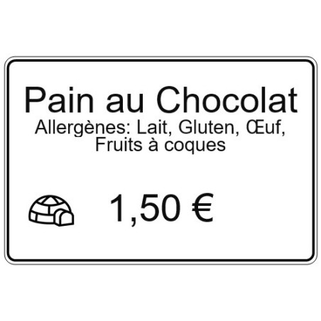 Étiquettes imprimées personnalisées - PRIMÉTIQ - 112 001HT