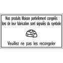 Pancarte symbole "Igloo" - 123 128IG