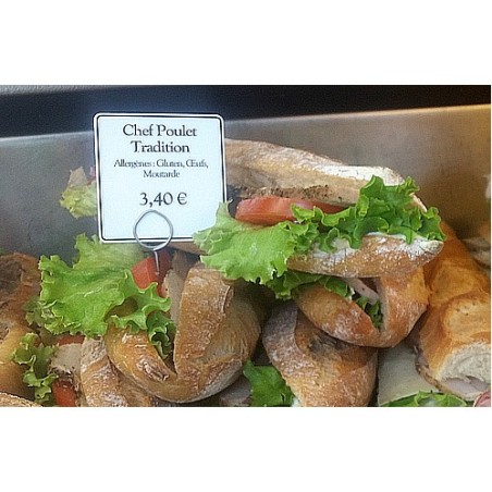 Étiquettes imprimées personnalisées - PRIMÉTIQ - 112 001CSECT