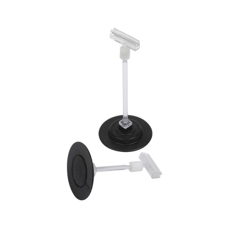 Supports étiquettes à poser - Socle cristal tige