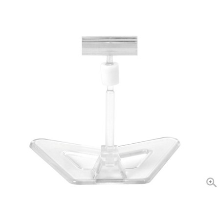 Supports étiquettes à poser - Socle cristal tige