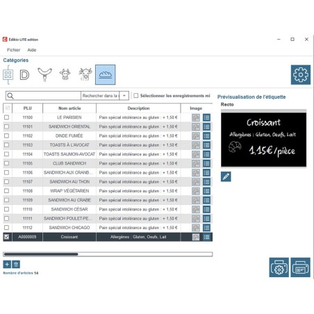 Kit evolis EDIKIO PRICETAG ACCESS - Imprimante d'étiquettes de prix 