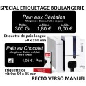Kit evolis EDIKIO PRICETAG FLEX - SPECIAL ETIQUETTES DE PRIX DE BOULANGERIE