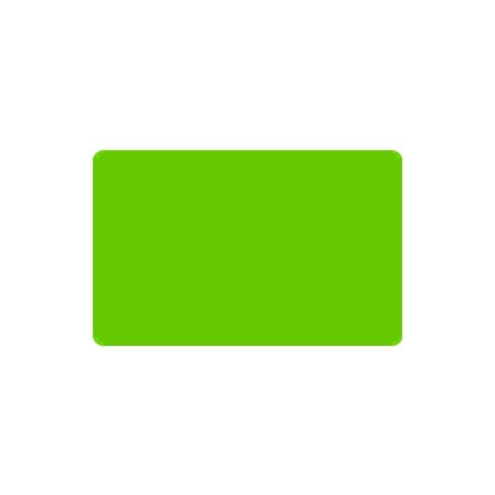 100 ou 300 Cartes PVC vert clair brillant 54 x 86 mm