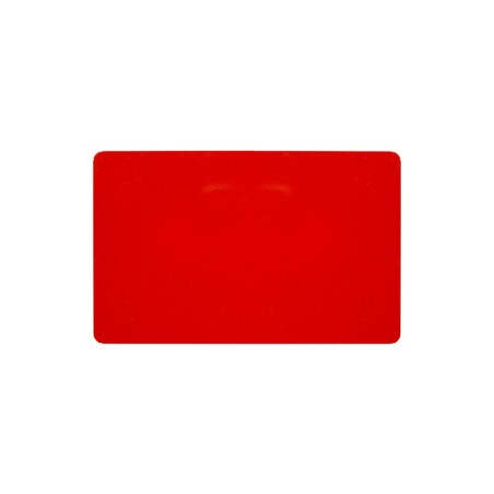 100 ou 300 Cartes PVC rouge brillant 54 x 86 mm