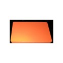 100 ou 300 Cartes PVC orange brillant 54 x 86 mm
