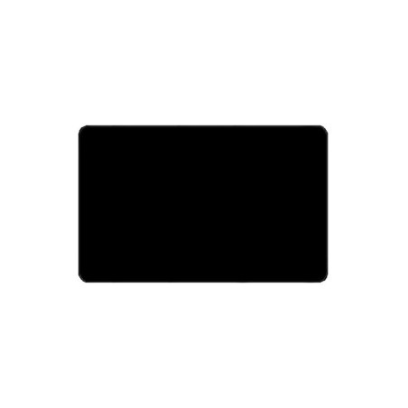 Cartes PVC noir mat 54 x 86 mm