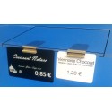 Supports étiquettes pour tablettes horizontales  - CLIPINOX HORIZONTAL