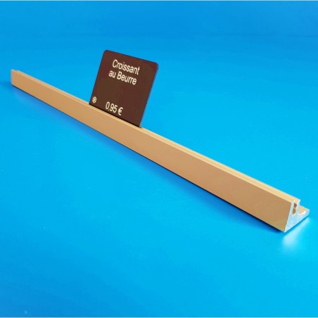 Réglette aluminium à 1 rainure - OR