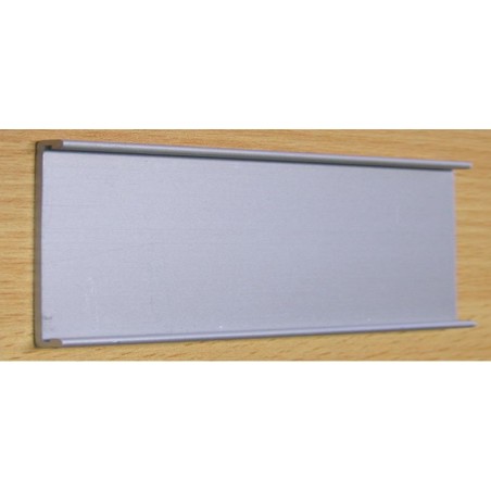 Glissière porte-étiquettes murale - ton argent