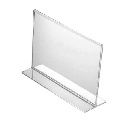 Porte visuels - Support plexi droit à poser