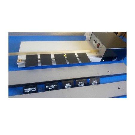 Plieuse à chaud pour étiquettes de prix