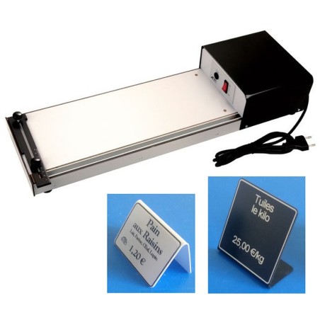 Plieuse à chaud pour étiquettes de prix