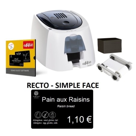 Evolis EDIKIO GUEST ACCESS - Imprimante d'étiquettes de buffets et de présentation 