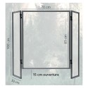 Ecran de protection PVC - 3 panneaux avec charnières : H1000x700mm