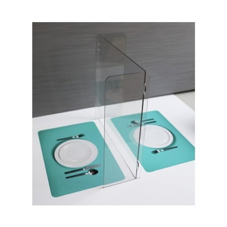 Protection plexi de table en croix : H600x1000mm