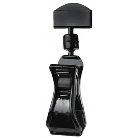 25 Pinces PVC NOIR multi-directionnelles - Grand modèle