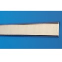 Glissière porte-étiquette - Aluminium - lg 1000 mm - ht 25 mm