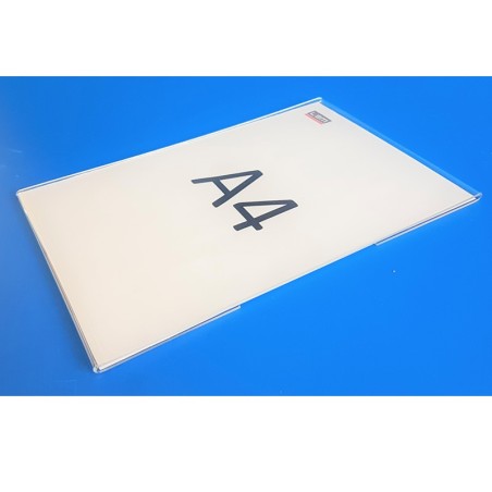 10 Supports plexi format A4 - vertical mural - adhésif ou magnétique