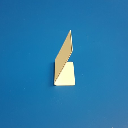 25 Étiquettes neutres - Fond Ivoire à 1 liseré noir - avec pied plié