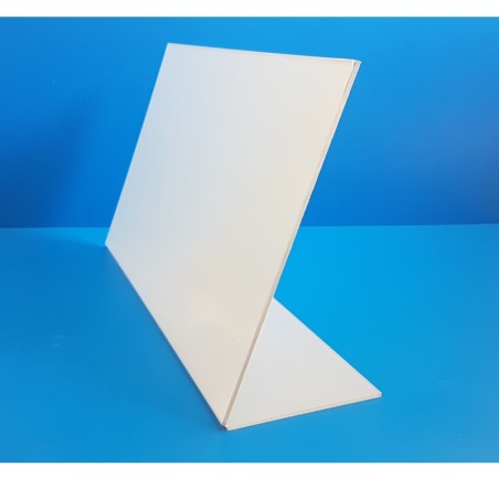 Protecteur survitrine plexi - pare-haleine - base 200 x Ht 400 - lg 1000 mm