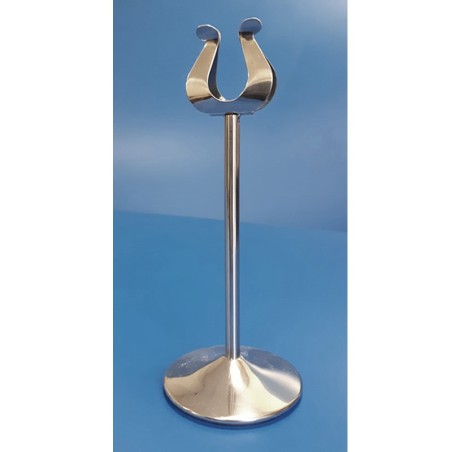 5 Socle à tige inox LYRE - ht 185 mm