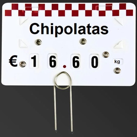 Supports étiquettes - Piques inox supports étiquettes