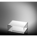 Boite plexi à couvercle pivotant - lg 148 x LG 196 x ht 76 mm