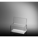 Boite plexi à couvercle pivotant - lg 78 x LG 163 x ht 78 mm