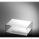 Boite plexi à couvercle pivotant - lg 188 x LG 248 x ht 88 mm