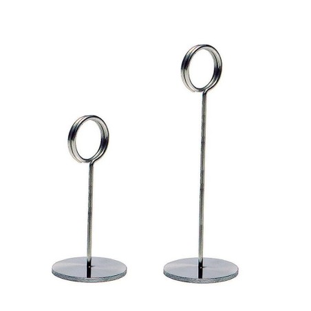 Socle à pince inox anneau ht 70 et 120 mm