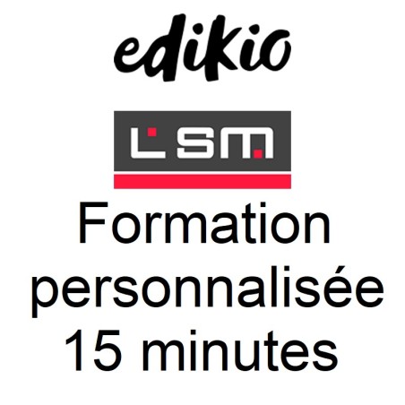 Formation Edikio à distance - tarif 15 minutes