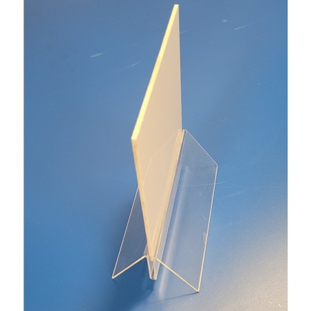 5 Supports PLEXI chevalet type "W" - Porte Menu