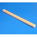 Réglette bois chêne vernsi à 1 rainure - ht 8 x lg 20 mm - LG 1000 mm