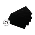 Cartes rPETG recyclé Noir mat 54 x 86 mm - C3501- par 200 ou 500 ex - Alternative au PVC
